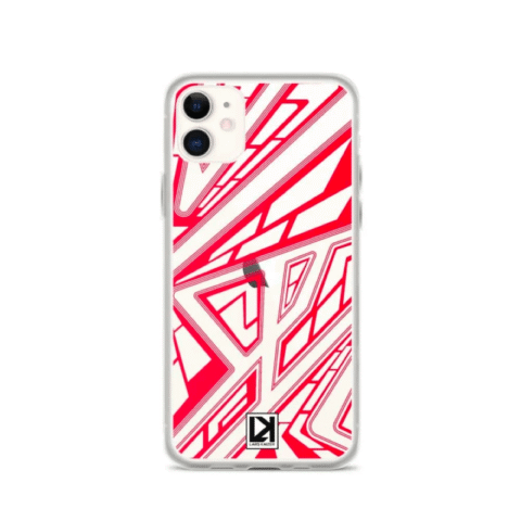 Fragment Pattern Red Case