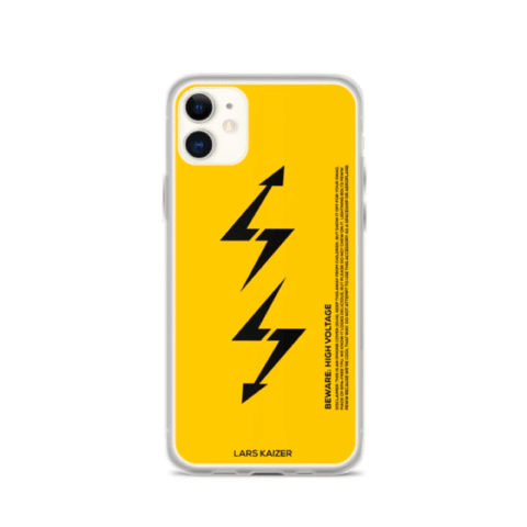 Yellow Lightning Pattern