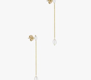Long Pearl Shower Earrings